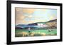 Golf in Northern Ireland, LMS Poster, circa 1925-Norman Wilkinson-Framed Giclee Print