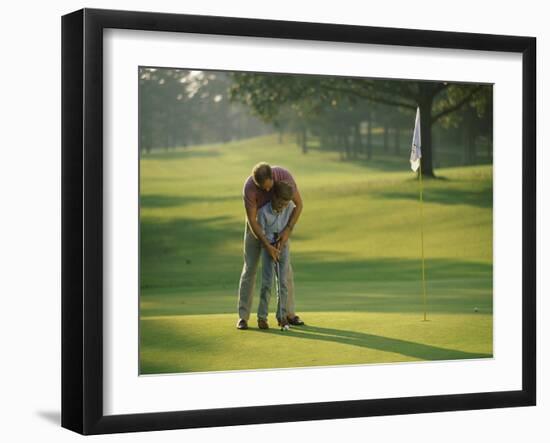 Golf Lessons-null-Framed Photographic Print