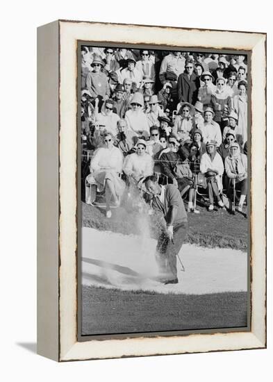 Golf Player Arnold Palmer, Blowing His Lead on the 18th Hole in the Master's Golf Tournament-George Silk-Framed Premier Image Canvas