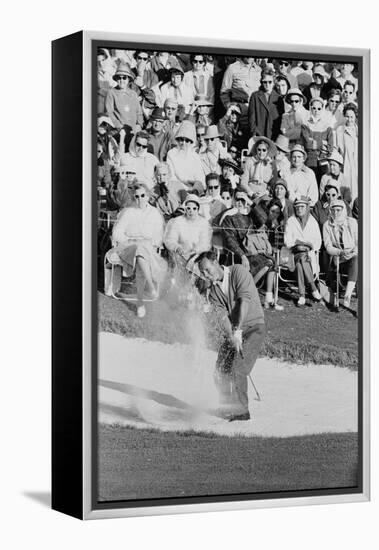 Golf Player Arnold Palmer, Blowing His Lead on the 18th Hole in the Master's Golf Tournament-George Silk-Framed Premier Image Canvas