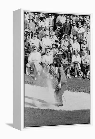 Golf Player Arnold Palmer, Blowing His Lead on the 18th Hole in the Master's Golf Tournament-George Silk-Framed Premier Image Canvas