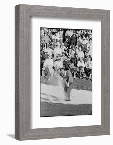 Golf Player Arnold Palmer, Blowing His Lead on the 18th Hole in the Master's Golf Tournament-George Silk-Framed Photographic Print