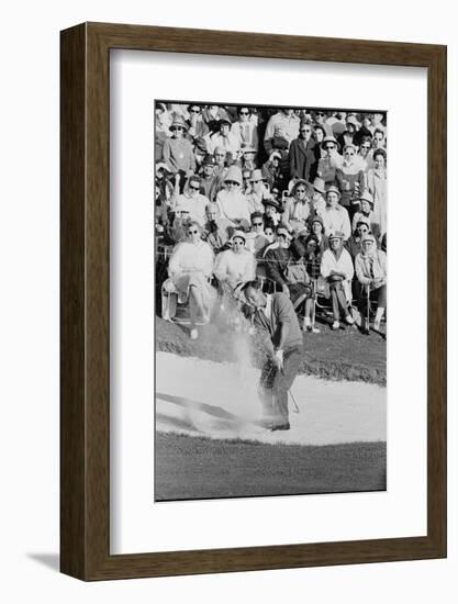 Golf Player Arnold Palmer, Blowing His Lead on the 18th Hole in the Master's Golf Tournament-George Silk-Framed Photographic Print