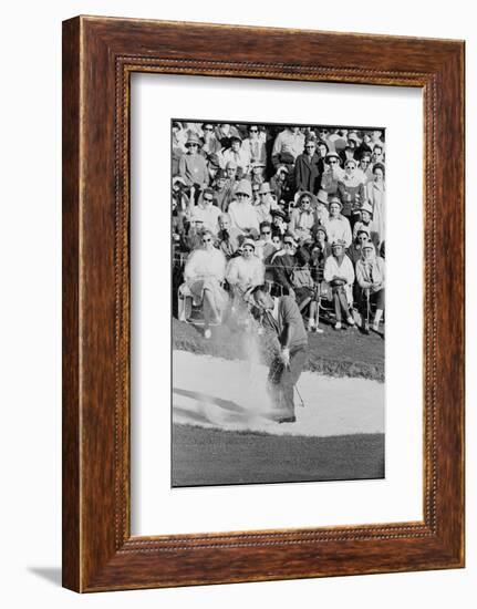 Golf Player Arnold Palmer, Blowing His Lead on the 18th Hole in the Master's Golf Tournament-George Silk-Framed Photographic Print