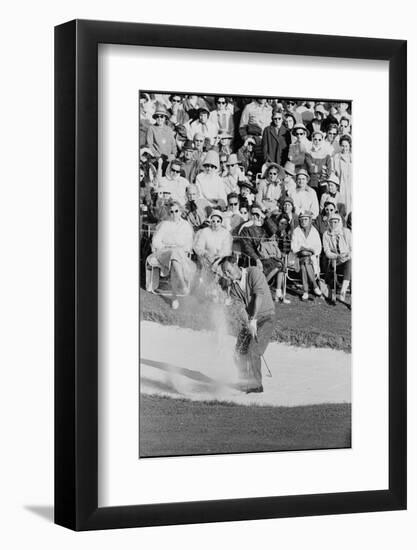 Golf Player Arnold Palmer, Blowing His Lead on the 18th Hole in the Master's Golf Tournament-George Silk-Framed Photographic Print