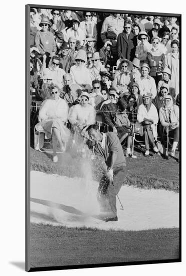 Golf Player Arnold Palmer, Blowing His Lead on the 18th Hole in the Master's Golf Tournament-George Silk-Mounted Photographic Print