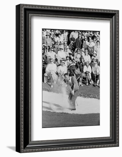 Golf Player Arnold Palmer, Blowing His Lead on the 18th Hole in the Master's Golf Tournament-George Silk-Framed Photographic Print