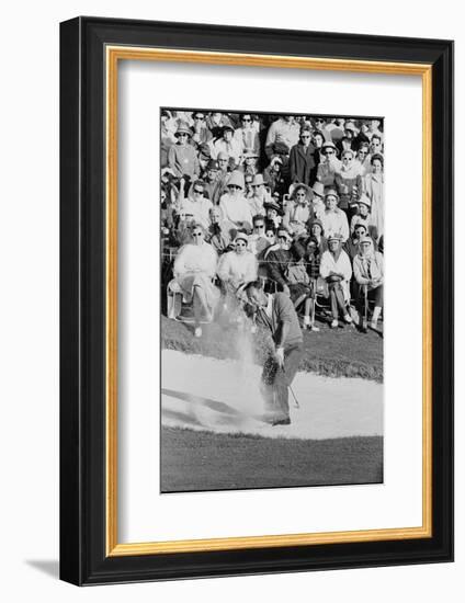 Golf Player Arnold Palmer, Blowing His Lead on the 18th Hole in the Master's Golf Tournament-George Silk-Framed Photographic Print