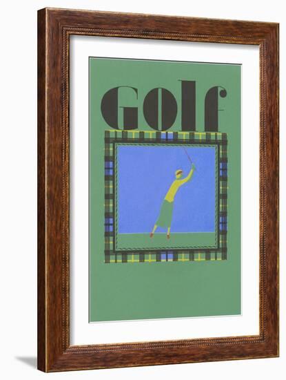 Golf Poster-null-Framed Art Print