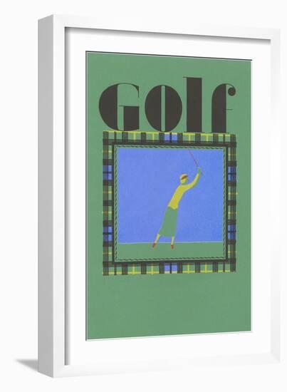 Golf Poster-null-Framed Art Print