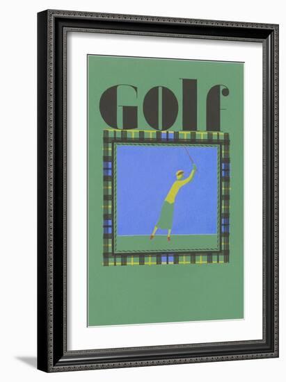 Golf Poster-null-Framed Art Print