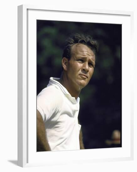 Golf Pro Arnold Palmer Squinting Against Sunlight During Match-John Dominis-Framed Premium Photographic Print