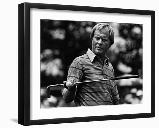 Golf Pro Jack Nicklaus, August, 1984-null-Framed Photo