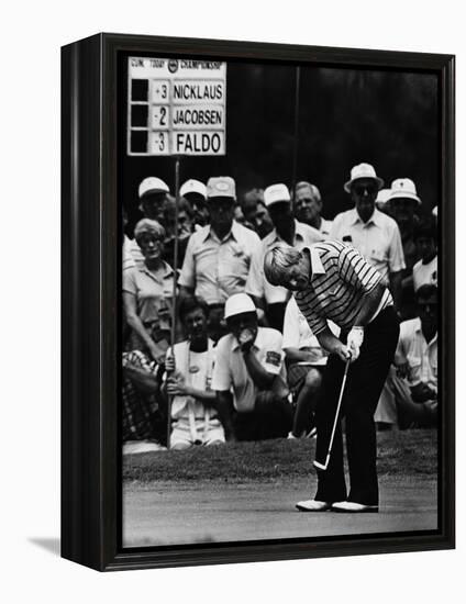 Golf Pro Jack Nicklaus, August, 1984-null-Framed Stretched Canvas