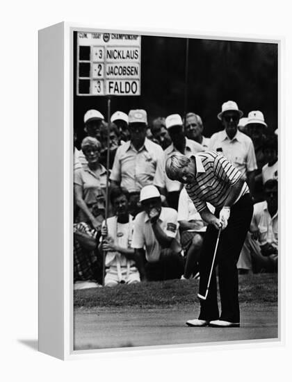 Golf Pro Jack Nicklaus, August, 1984-null-Framed Stretched Canvas