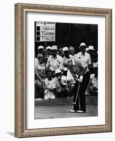 Golf Pro Jack Nicklaus, August, 1984-null-Framed Photo