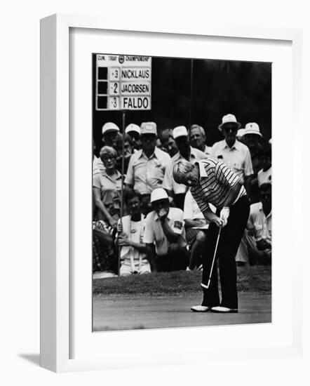 Golf Pro Jack Nicklaus, August, 1984-null-Framed Photo