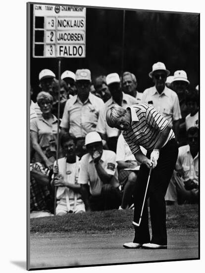 Golf Pro Jack Nicklaus, August, 1984-null-Mounted Photo