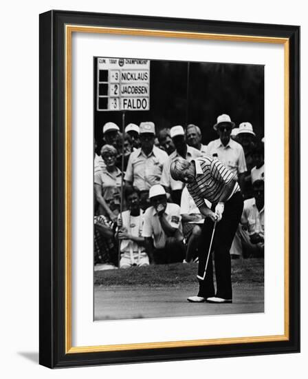 Golf Pro Jack Nicklaus, August, 1984-null-Framed Photo