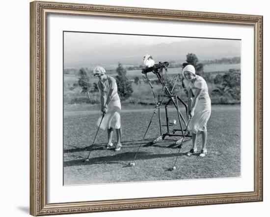 Golf Robot-The Vintage Collection-Framed Giclee Print