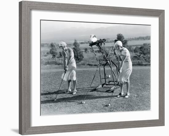 Golf Robot-The Vintage Collection-Framed Giclee Print