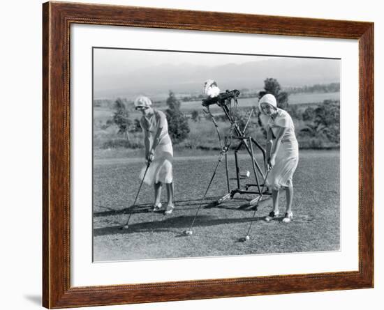 Golf Robot-The Vintage Collection-Framed Giclee Print