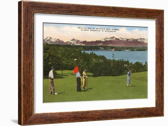 Golf, Seattle, Washington-null-Framed Art Print