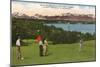 Golf, Seattle, Washington-null-Mounted Art Print