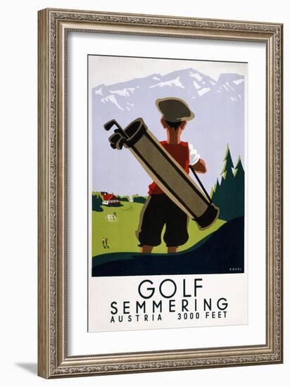 Golf Semmering-null-Framed Giclee Print