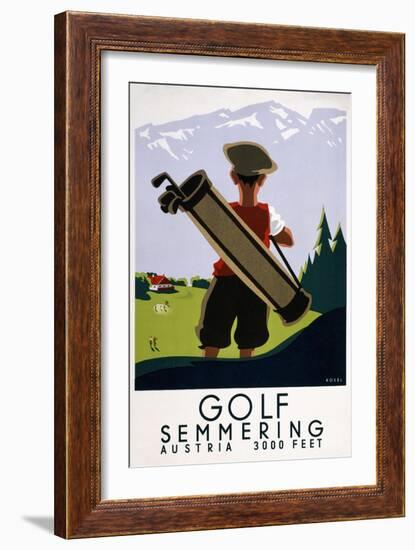 Golf Semmering-null-Framed Giclee Print