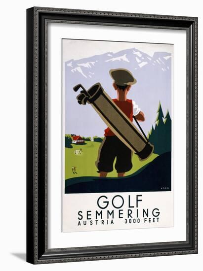 Golf Semmering-null-Framed Giclee Print