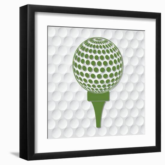 Golf Sport Design-Diana Johanna Velasquez-Framed Art Print