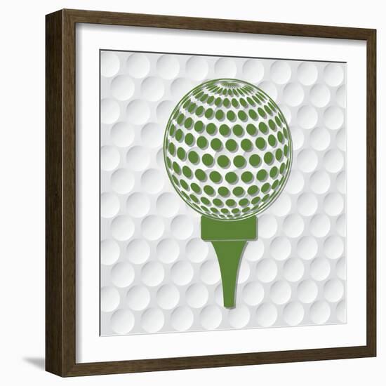 Golf Sport Design-Diana Johanna Velasquez-Framed Premium Giclee Print