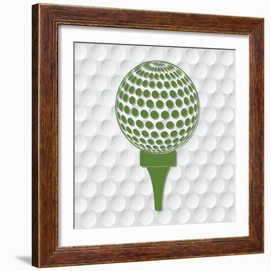 Golf Sport Design-Diana Johanna Velasquez-Framed Premium Giclee Print