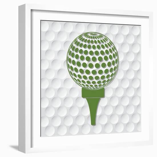 Golf Sport Design-Diana Johanna Velasquez-Framed Premium Giclee Print