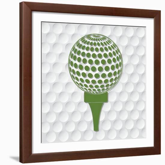 Golf Sport Design-Diana Johanna Velasquez-Framed Giclee Print