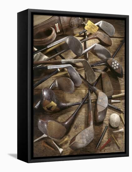 Golf Still Life-null-Framed Premier Image Canvas