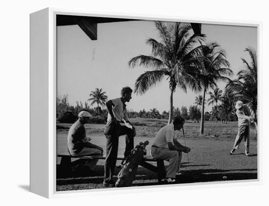 Golf Teacher, Tommy Armour-null-Framed Premier Image Canvas