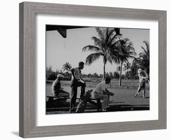 Golf Teacher, Tommy Armour-null-Framed Photographic Print