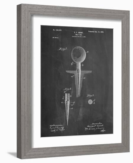 Golf Tee Patent-null-Framed Art Print