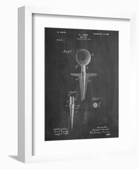 Golf Tee Patent-null-Framed Premium Giclee Print