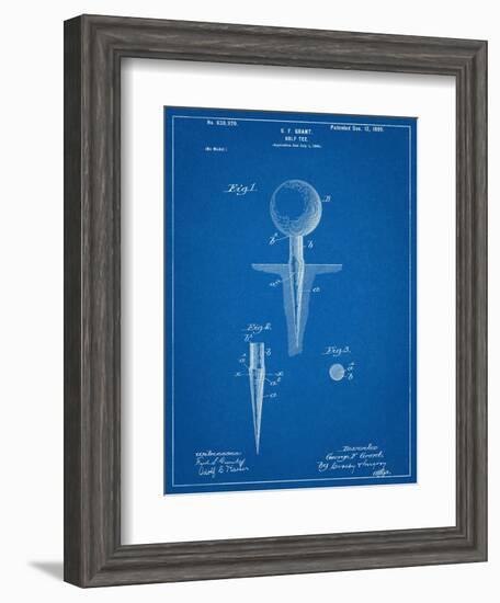 Golf Tee Patent-null-Framed Art Print