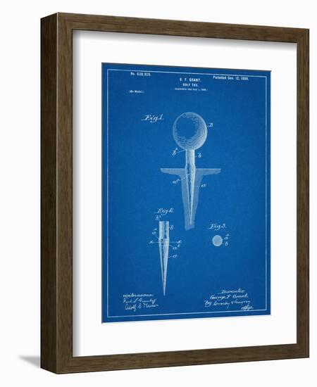 Golf Tee Patent-null-Framed Art Print