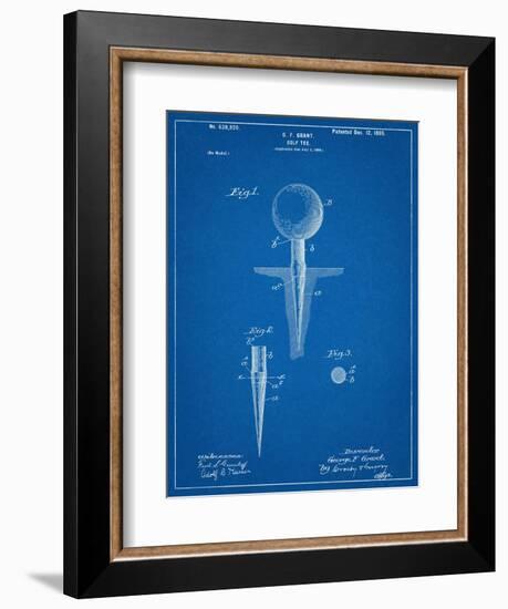 Golf Tee Patent-null-Framed Art Print