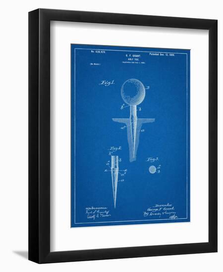 Golf Tee Patent-null-Framed Art Print