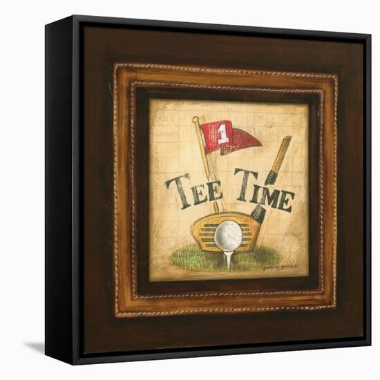 Golf Tee Time-Gregory Gorham-Framed Stretched Canvas