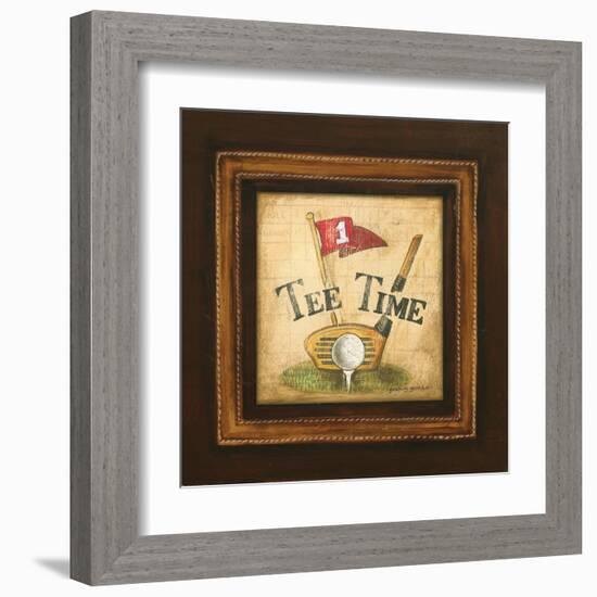 Golf Tee Time-Gregory Gorham-Framed Art Print