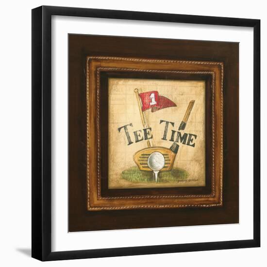 Golf Tee Time-Gregory Gorham-Framed Art Print