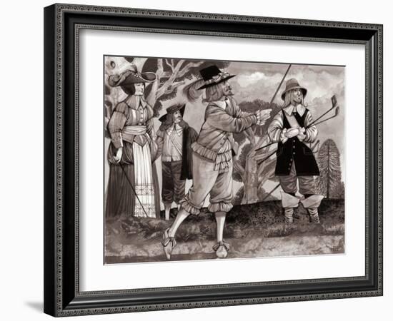 Golf, the Royal Game-Richard Hook-Framed Giclee Print