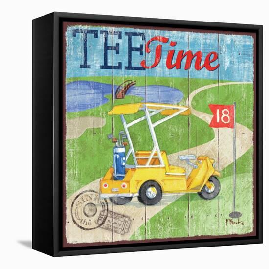 Golf Time III-Paul Brent-Framed Stretched Canvas